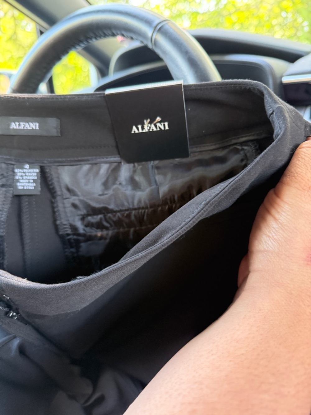 Alfani Black Men's Travel Tote with Organized Interior